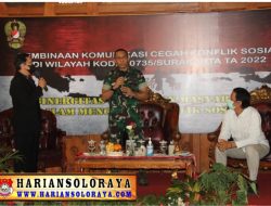 Kodim 0735/Surakarta Gelar Komunikasi Cegah Konflik Sosial di Wilayah Kota Surakarta