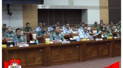 Panglima TNI Rapat Kerja Dengan Komisi I DPR RI
