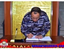 Percepat Pembangunan Sarpas Pangkalan Militer Sorong, Pangkoarmada III Terima Kunjungan Kerja Kadisfaslanal