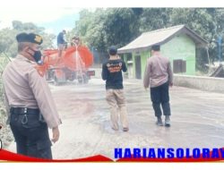 Polda Jateng Siagakan Personil Brimob Diterjunkan Di Sejumlah Wilayah Terdampak Erupsi Gunung Merapi