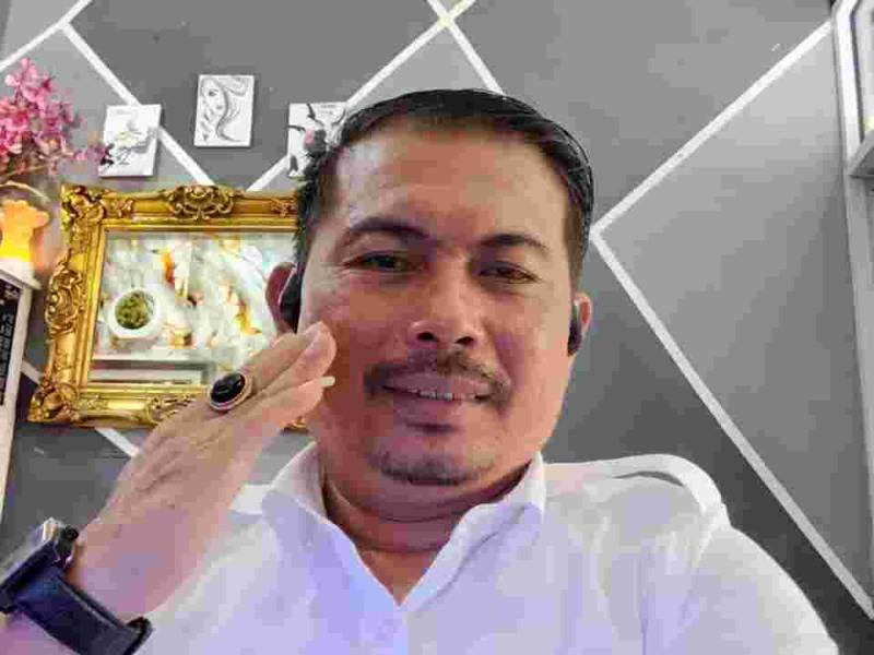 Ketua Kumpulan Wartawan Siber Elang Hitam Indonesia, Darmawan Alamsyah